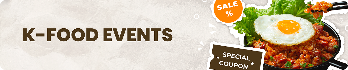 Discover Korea's most popular flavors through our events!
