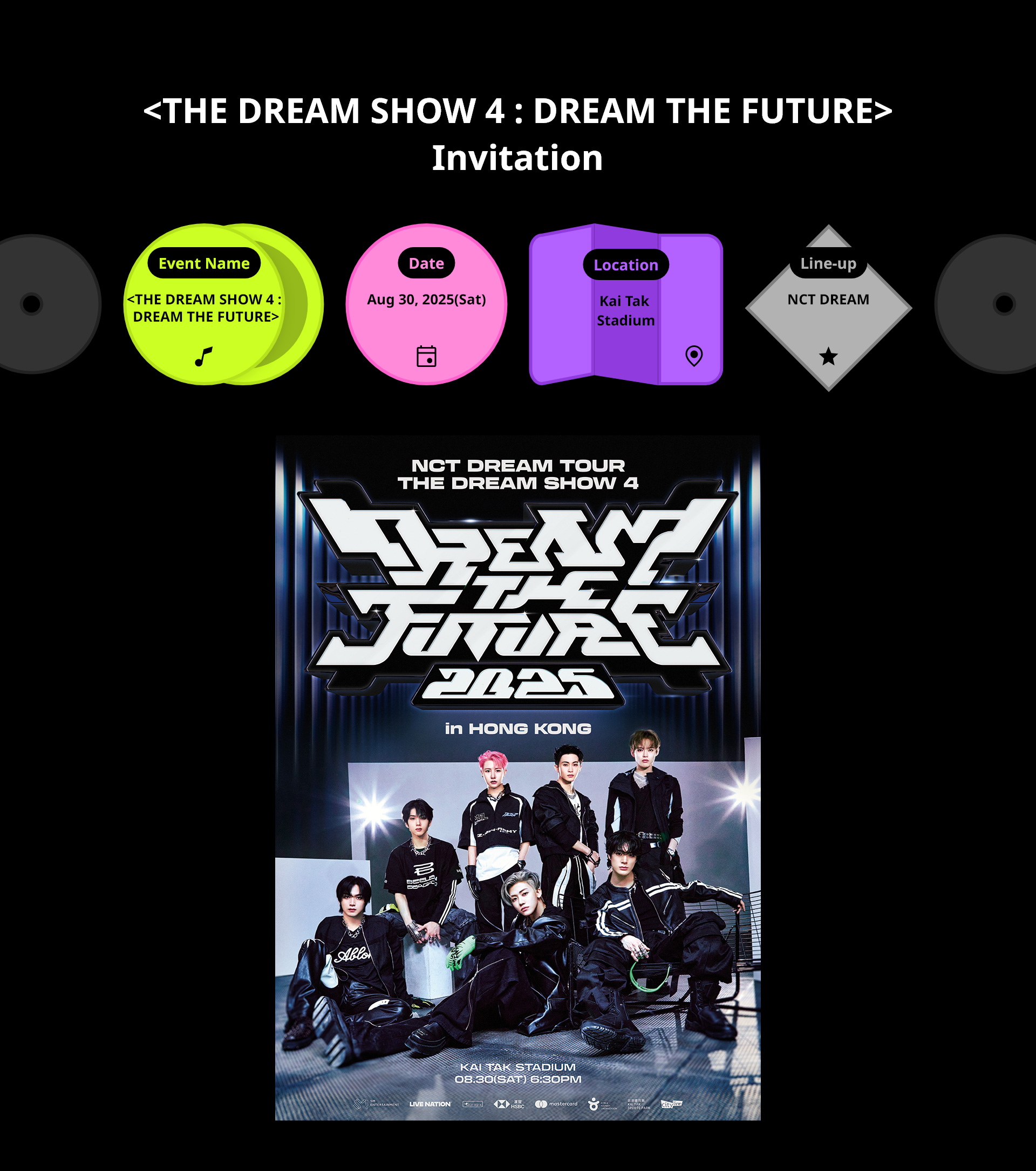 THE DREAM SHOW 4 : DREAM THE FUTURE - Invitation