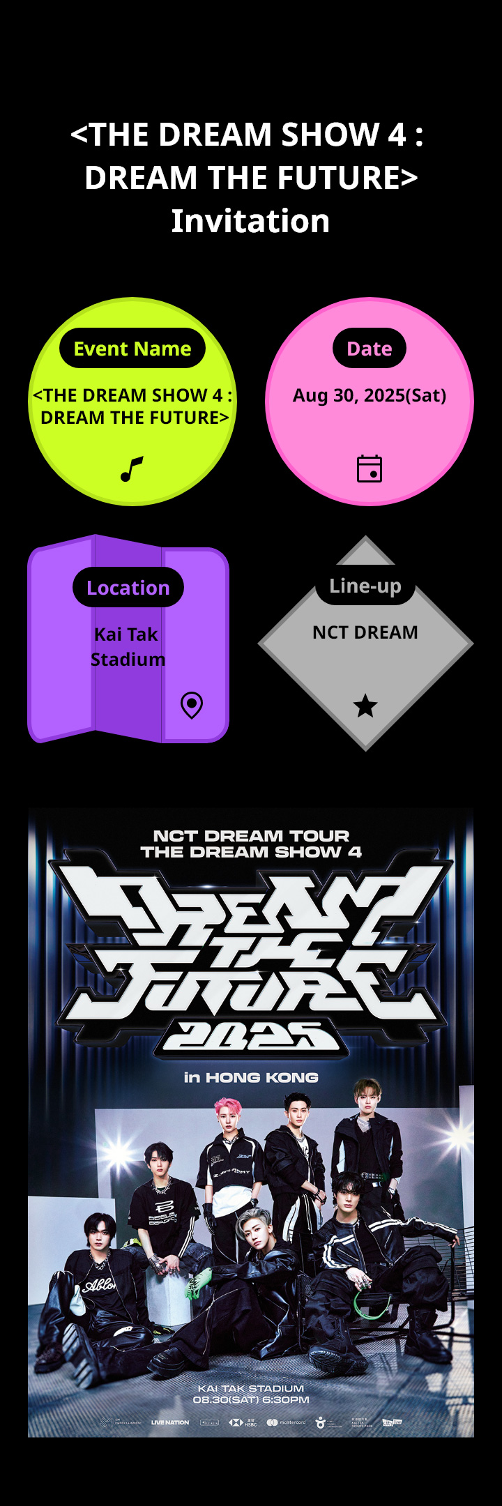 THE DREAM SHOW 4 : DREAM THE FUTURE - Invitation