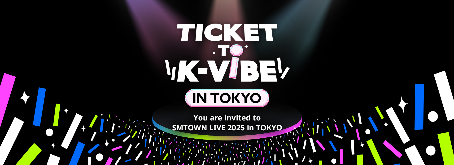 TICKET TO K-VIBE IN TOKYO