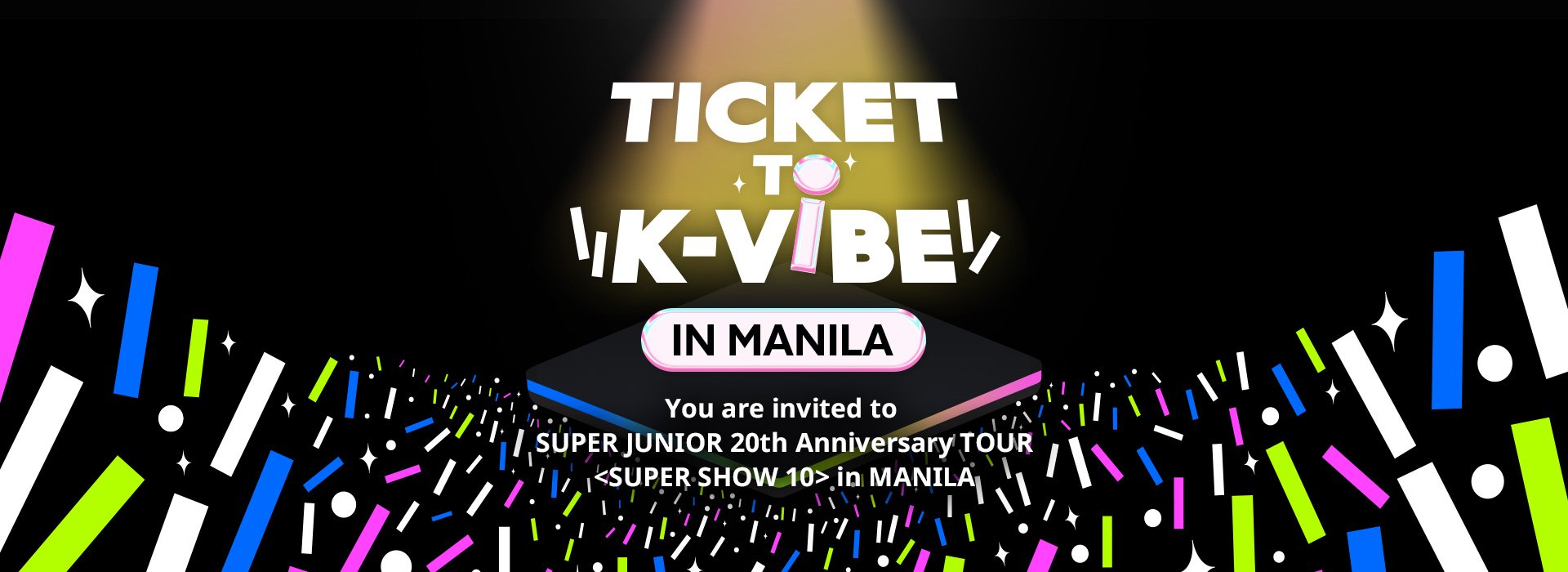 TICKET TO K-VIBE IN MANILA