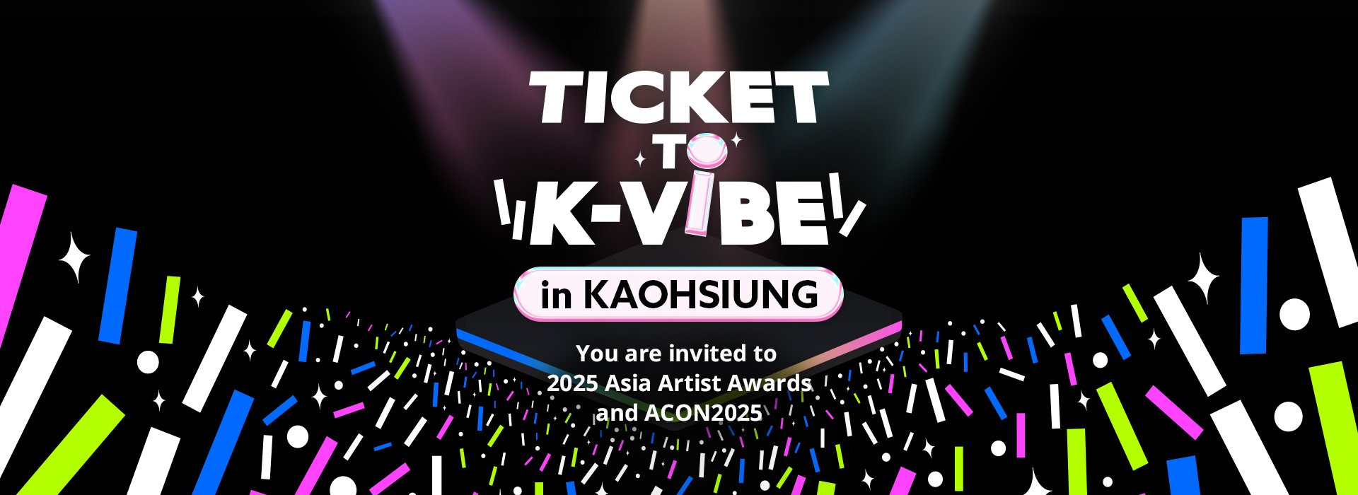 TICKET TO K-VIBE in KAOHSIUNG
