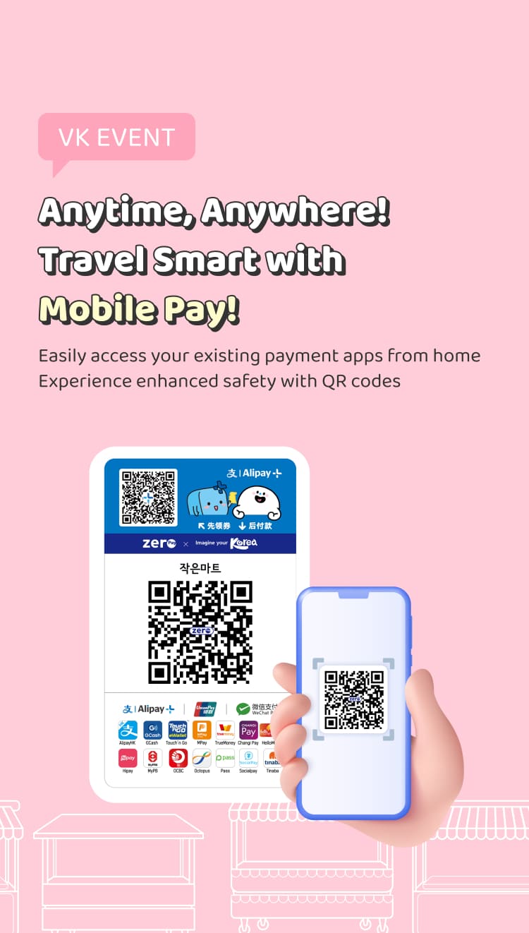Anytime, Anywhere! Travel Smart with Mobile Pay! Easily access your payment app from home Experience enhanced safety with QR codes