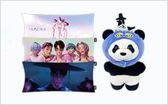 Demon Hunters 1 Random Pillow +Derpy Panda Plush