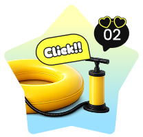 Hit [CLICK!] on the tube ring