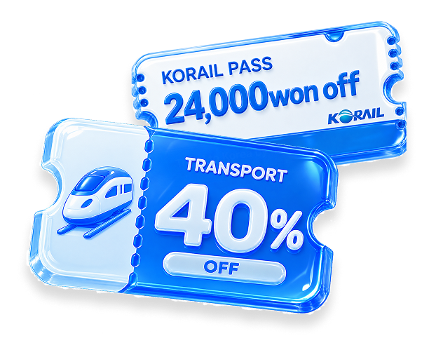 Transportation to Busan or Korail Pass discount coupon