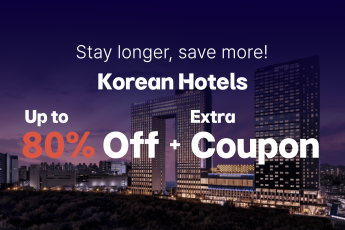 Korean Hotels Up to 80% + Extra Coupon