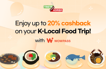 Enjoy up to 20% cashback on your K-Local Food Trip!