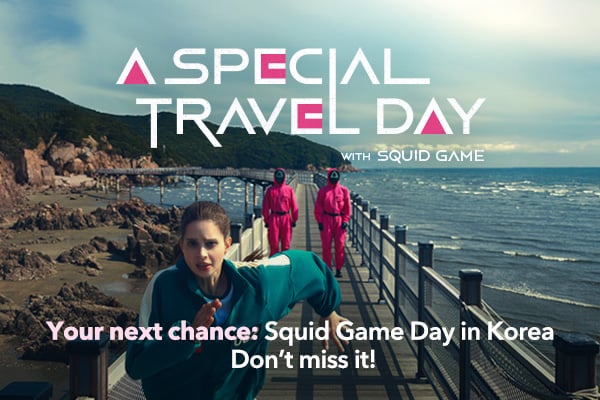 A SPECIAL TRAVEL DAY with SQUID GAME 