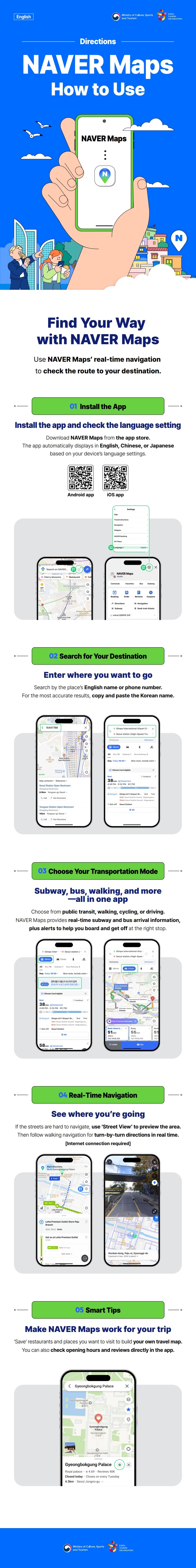 Finding Routes via NAVER Maps img