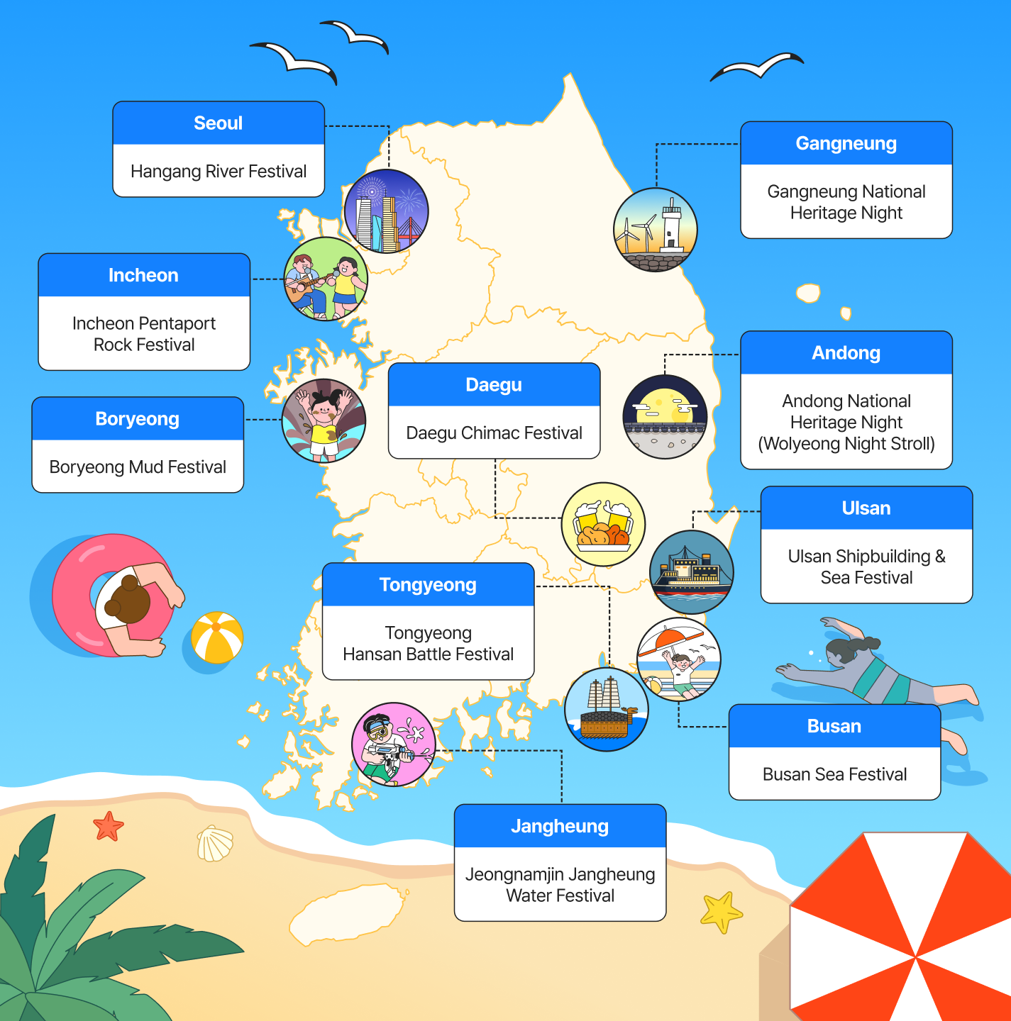 Korea’s Top 10 Summer Festivals