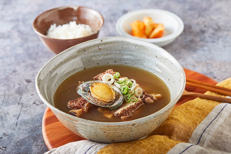 Abalone and Galbi Soup