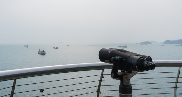 Yeongdo Sky Observatory with a panoramic view of the Busan Sea