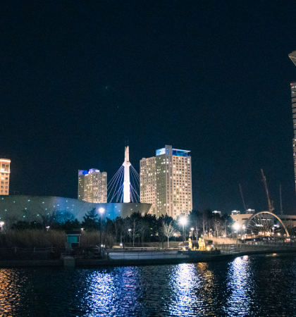 Tri-bowl in the bright lights