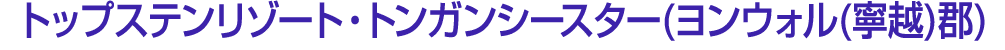 トップステンリゾート・トンガンシースター(ヨンウォル(寧越)郡)