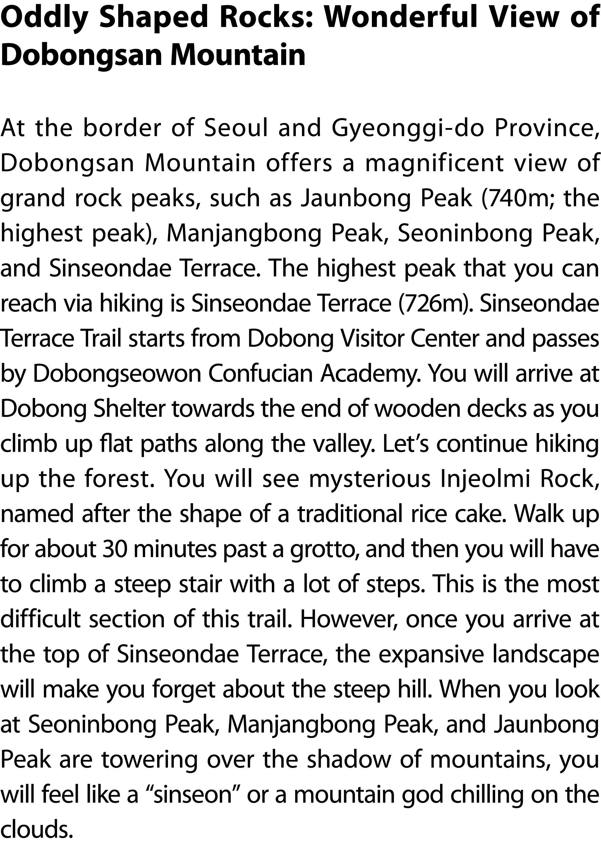 Oddly Shaped Rocks: Wonderful View of Dobongsan Mountain At the border of Seoul and Gyeonggi do Province, Dobongsan M...