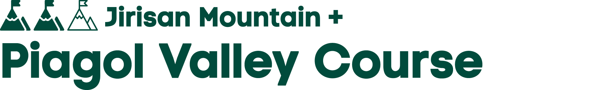 ￼ Jirisan Mountain + Piagol Valley Course 