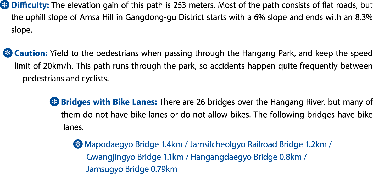 ￼ Difficulty: The elevation gain of this path is 253 meters. Most of the path consists of flat roads, but the uphill ...