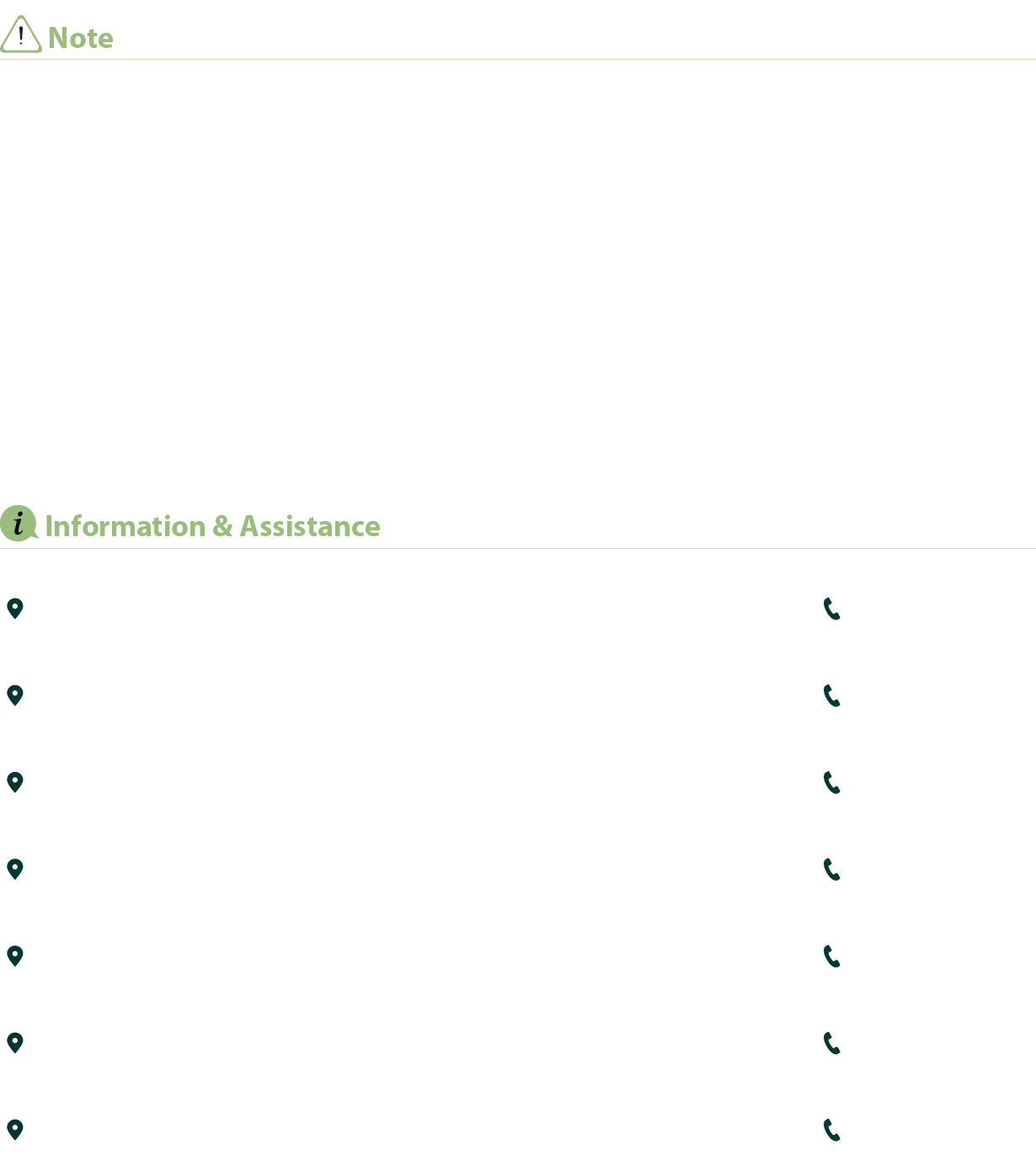 ￼ Note The following acts are prohibited in Jirisan Mountain • Camping or cooking outside of the designated areas (sh...