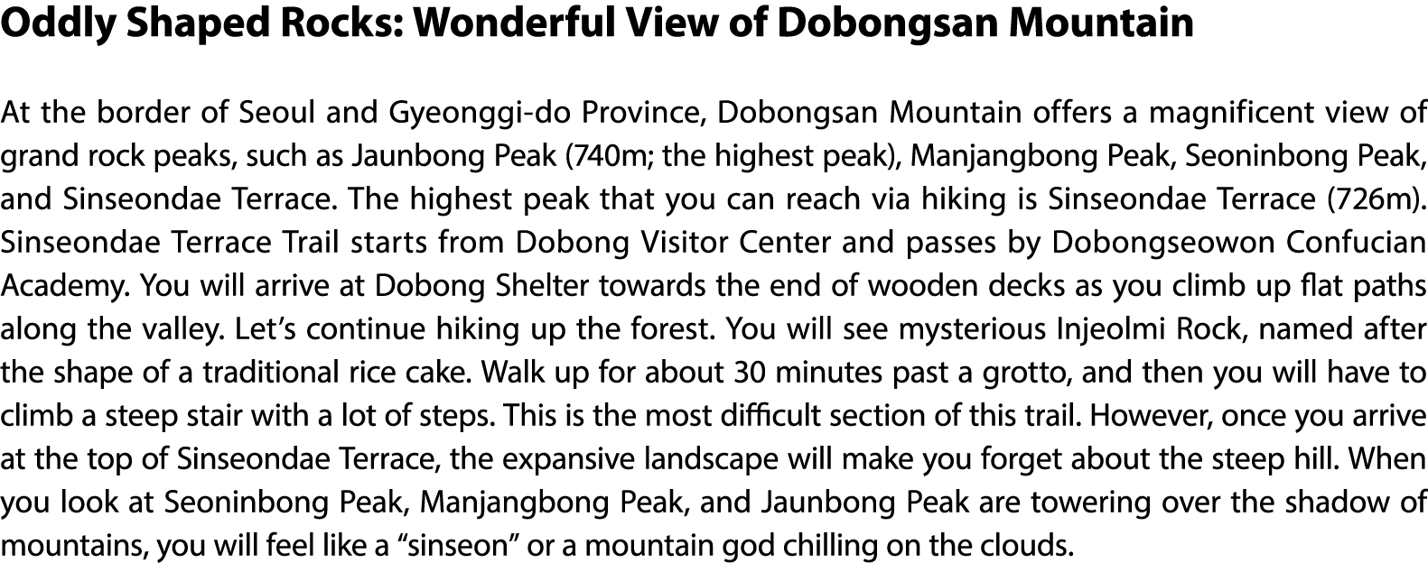 Oddly Shaped Rocks: Wonderful View of Dobongsan Mountain At the border of Seoul and Gyeonggi do Province, Dobongsan M...