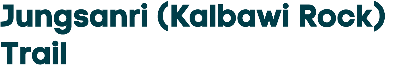 Jungsanri (Kalbawi Rock) Trail 